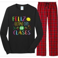 Last Day Of School Summer Spanish Teacher Or Student Long Sleeve Pajama Set