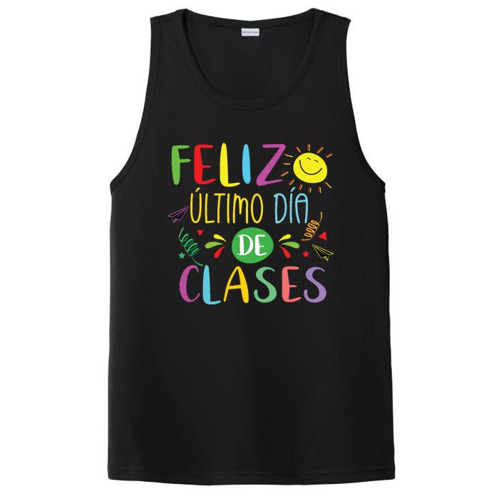 Last Day Of School Summer Spanish Teacher Or Student PosiCharge Competitor Tank