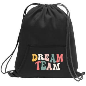 Last Day Of School Back To School Dream Team Teacher Kids Sweatshirt Cinch Pack Bag