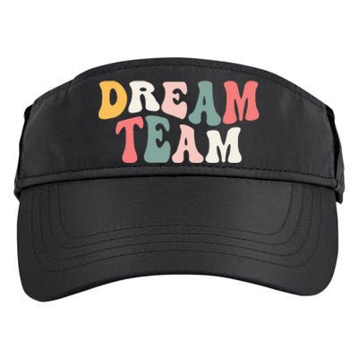 Last Day Of School Back To School Dream Team Teacher Kids Adult Drive Performance Visor