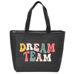 Last Day Of School Back To School Dream Team Teacher Kids Zip Tote Bag