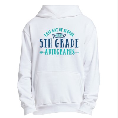  Last Day of School Autograph - 5th Grade Graduation Urban Pullover Hoodie