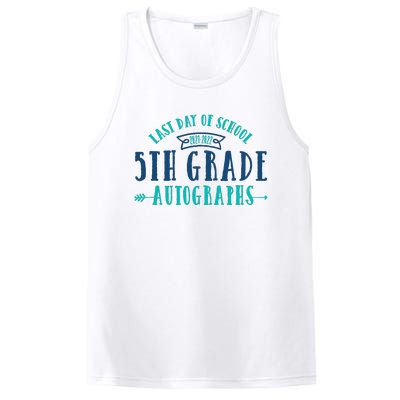  Last Day of School Autograph - 5th Grade Graduation PosiCharge Competitor Tank