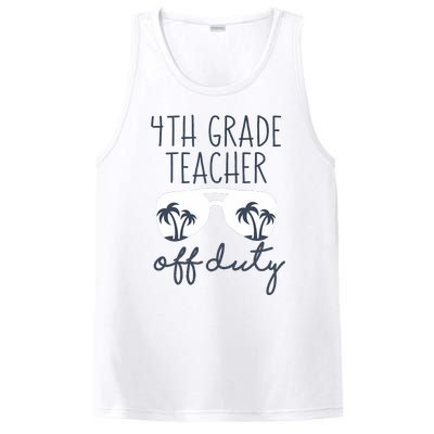 Last Day of School Fourth Grade 4th Grade Teacher Off Duty PosiCharge Competitor Tank