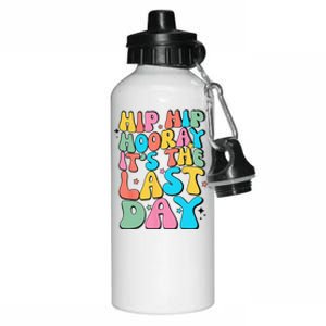 Last Day Of School Hello Summer Teacher Aluminum Water Bottle