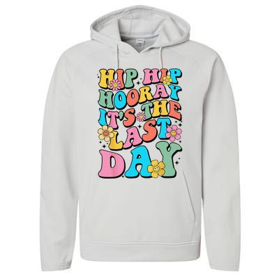 Last Day of School Hello Summer Teacher Performance Fleece Hoodie