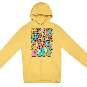 Last Day of School Hello Summer Teacher Premium Pullover Hoodie