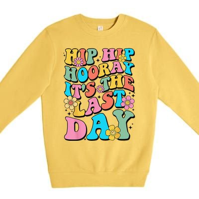 Last Day of School Hello Summer Teacher Premium Crewneck Sweatshirt