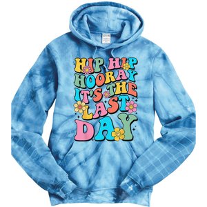 Last Day of School Hello Summer Teacher Tie Dye Hoodie