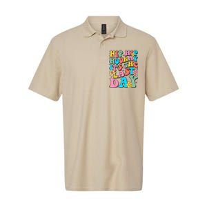 Last Day of School Hello Summer Teacher Softstyle Adult Sport Polo