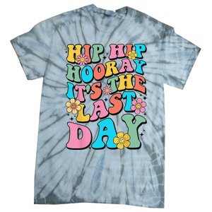 Last Day of School Hello Summer Teacher Tie-Dye T-Shirt