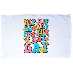 Last Day of School Hello Summer Teacher Microfiber Hand Towel