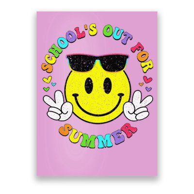 Last Day Of School Teacher Schools Out For Summer Student Poster