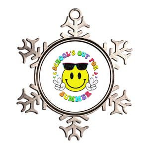 Last Day Of School Teacher Schools Out For Summer Student Metallic Star Ornament