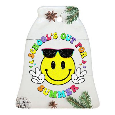 Last Day Of School Teacher Schools Out For Summer Student Ceramic Bell Ornament