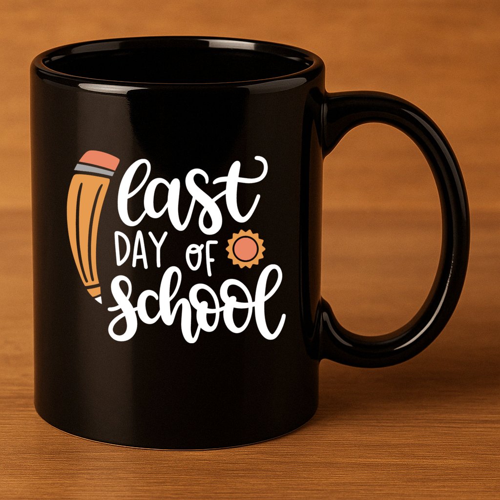 Last Day Of School Graduation Pencil 11oz C Handle Ceramic Mug
