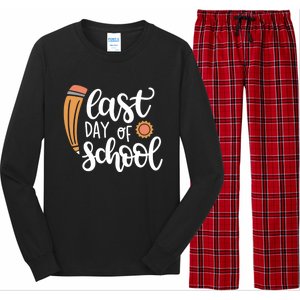 Last Day Of School Graduation Pencil Long Sleeve Pajama Set