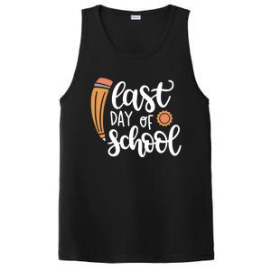 Last Day Of School Graduation Pencil PosiCharge Competitor Tank