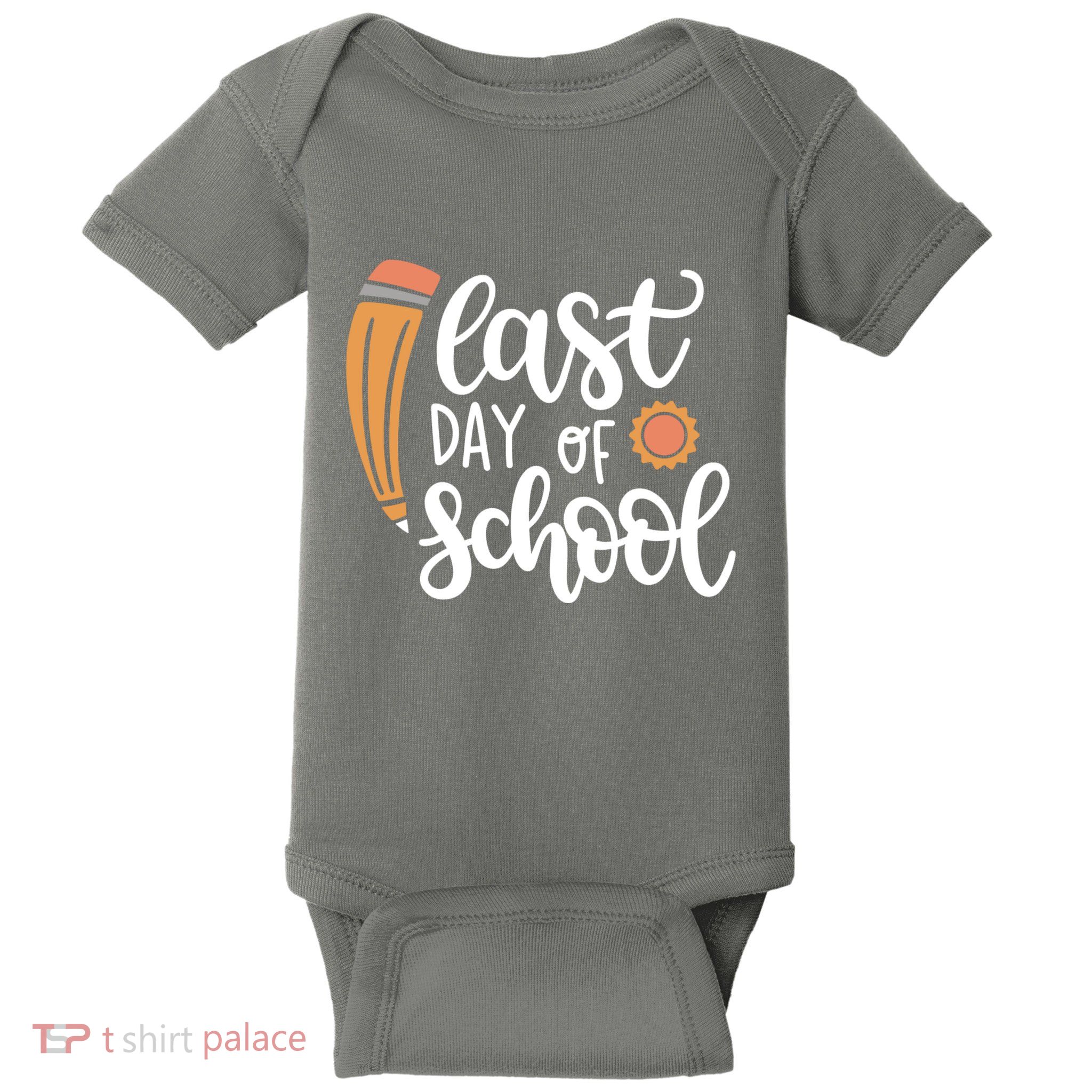 Last Day Of School Graduation Pencil Baby Bodysuit