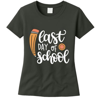 Last Day Of School Graduation Pencil Womens T-Shirt
