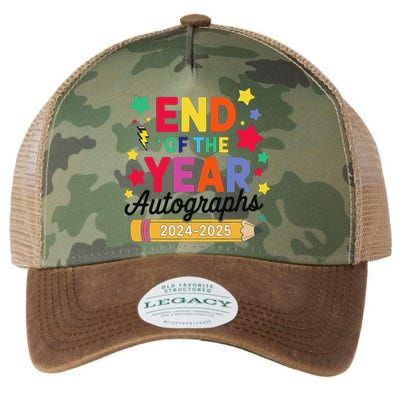 Last Day Of School End Of The Year Autographs 2024-2025 Legacy Tie Dye Trucker Hat