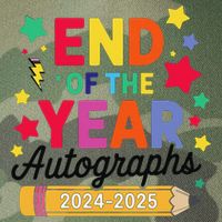 Last Day Of School End Of The Year Autographs 2024-2025 Legacy Tie Dye Trucker Hat