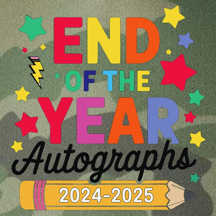 Last Day Of School End Of The Year Autographs 2024-2025 Legacy Tie Dye Trucker Hat