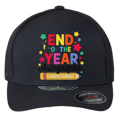 Last Day Of School End Of The Year Autographs 2024-2025 Flexfit Unipanel Trucker Cap