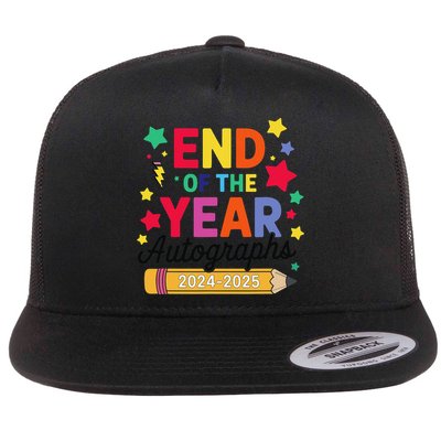 Last Day Of School End Of The Year Autographs 2024-2025 Flatbill Hat