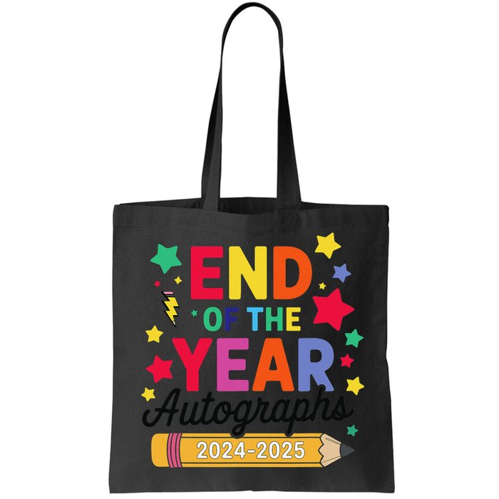 Last Day Of School End Of The Year Autographs 2024-2025 Bag