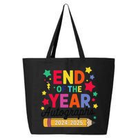 Last Day Of School End Of The Year Autographs 2024-2025 25L Jumbo Tote