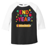 Last Day Of School End Of The Year Autographs 2024-2025 Toddler Fine Jersey T-Shirt