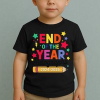 Last Day Of School End Of The Year Autographs 2024-2025 Toddler T-Shirt