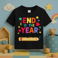 Last Day Of School End Of The Year Autographs 2024-2025 Toddler T-Shirt