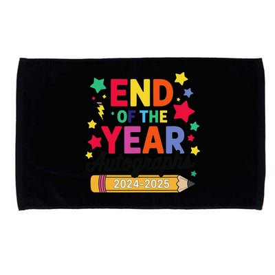 Last Day Of School End Of The Year Autographs 2024-2025 Microfiber Hand Towel