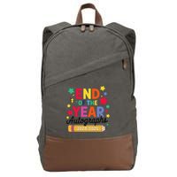 Last Day Of School End Of The Year Autographs 2024-2025 Cotton Canvas Backpack