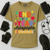 Last Day Of School End Of The Year Autographs 2024-2025 Performance Shirt