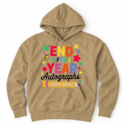 Last Day Of School End Of The Year Autographs 2024-2025 Hoodie