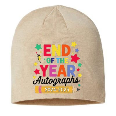 Last Day Of School End Of The Year Autographs 2024-2025 Sustainable Beanie
