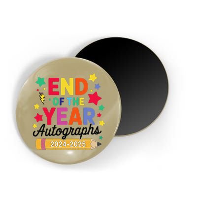 Last Day Of School End Of The Year Autographs 2024-2025 Magnet