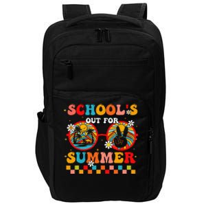 Last Day Of School Retro SchoolS Out For Summer Teacher Impact Tech Backpack