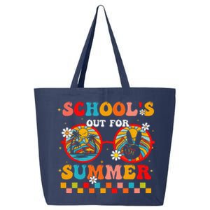 Last Day Of School Retro SchoolS Out For Summer Teacher 25L Jumbo Tote