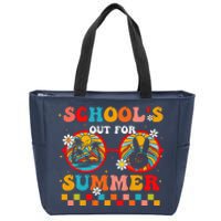 Last Day Of School Retro SchoolS Out For Summer Teacher Zip Tote Bag