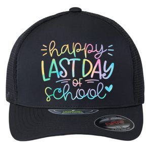 Last Day Of School Tie Dye School Graduation Gifts Flexfit Unipanel Trucker Cap