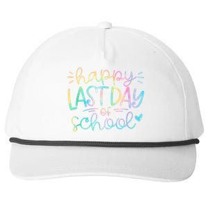 Last Day Of School Tie Dye School Graduation Gifts Snapback Five-Panel Rope Hat