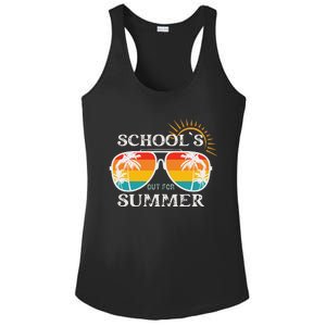 Last Day Of School Teacher Schools Out For Summer Ladies PosiCharge Competitor Racerback Tank