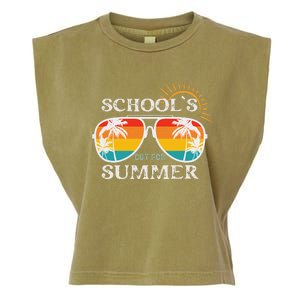 Last Day Of School Teacher Schools Out For Summer Garment-Dyed Women's Muscle Tee