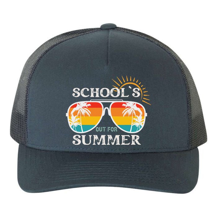 Last Day Of School Teacher Schools Out For Summer Yupoong Adult 5-Panel Trucker Hat