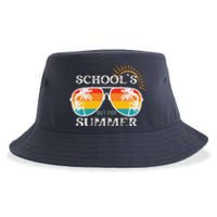 Last Day Of School Teacher Schools Out For Summer Sustainable Bucket Hat