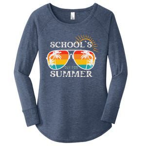 Last Day Of School Teacher Schools Out For Summer Women's Perfect Tri Tunic Long Sleeve Shirt